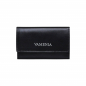 Preview: Key case made of stainless steel and calf leather black